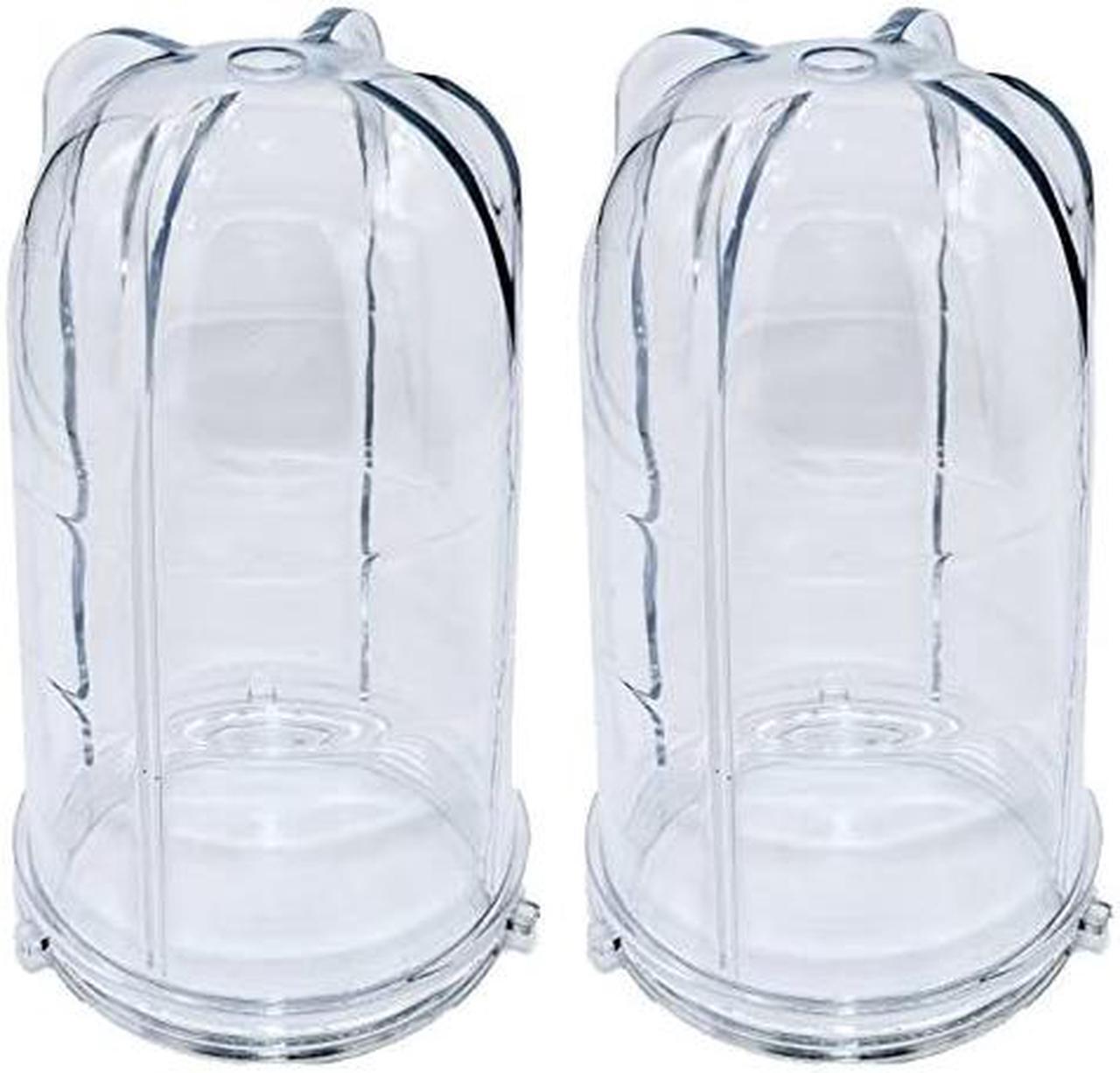 Main image of 2 Pack Replacement 16 Ounce Tall Jar Cups, Compatible with Original Magic Bullet Blender Juicer 250W MB1001