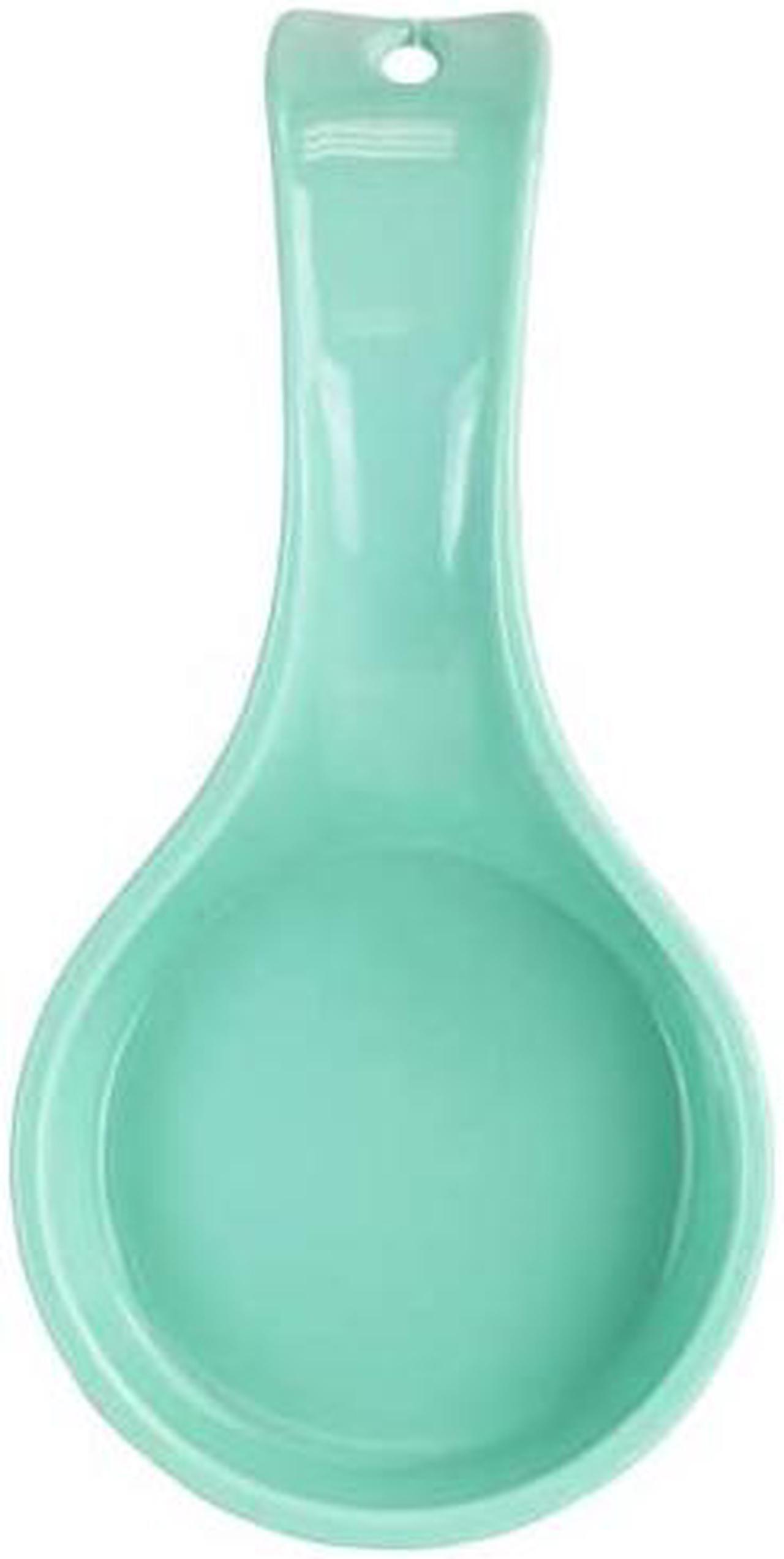 Main image of Single Spoon Rest, Small, Seafoam