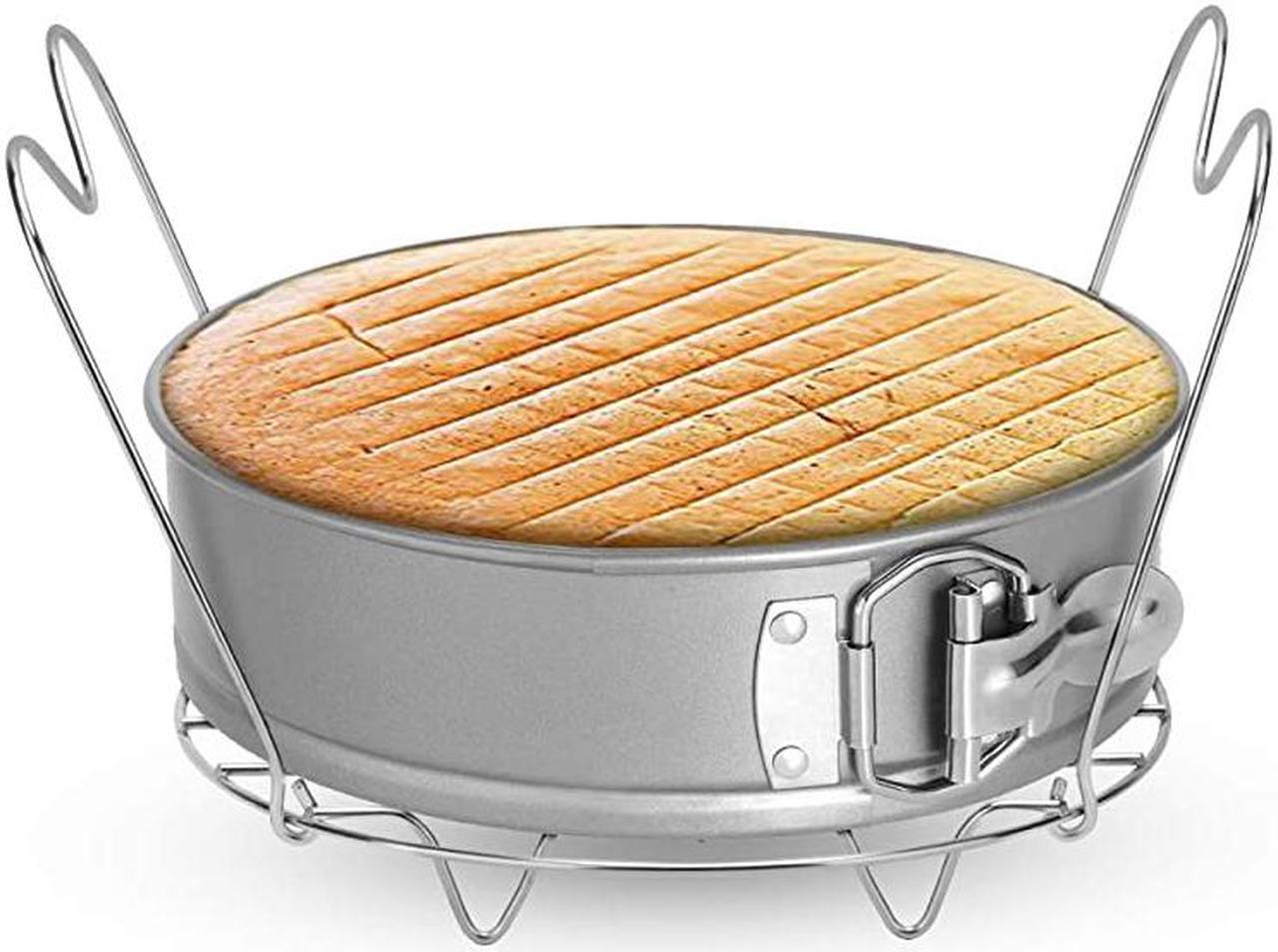 Alt view image 3 of 7 - Rack Trivet with Handles Compatible with Instant Pot Accessories 3 Qt 5 Quart, Pressure Cooker Trivet Wire Steam Rack, Great for Lifting out Whatever Delicious Meats & Veggies You Cook