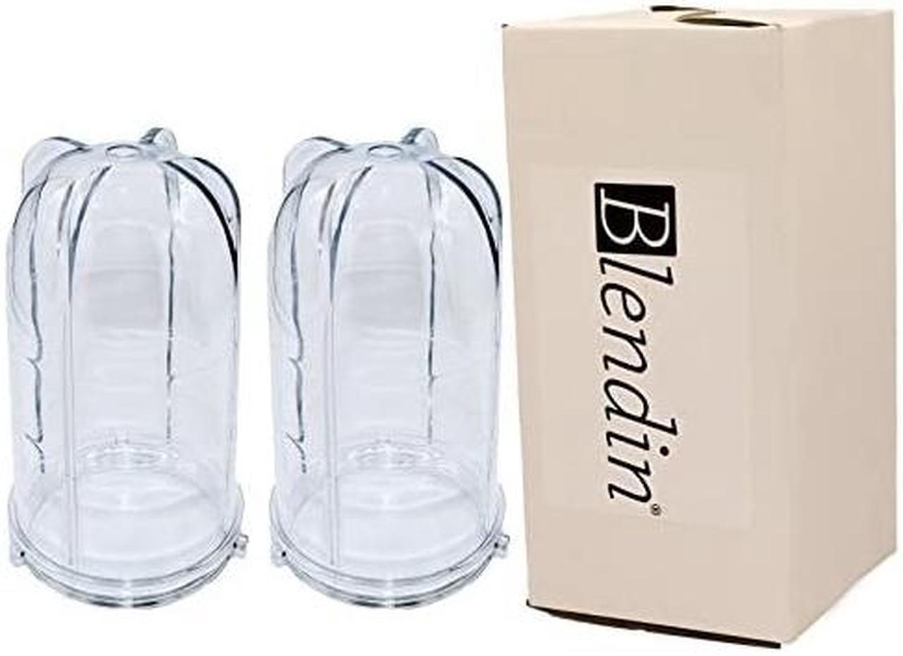 Alt view image 6 of 7 - 2 Pack Replacement 16 Ounce Tall Jar Cups, Compatible with Original Magic Bullet Blender Juicer 250W MB1001