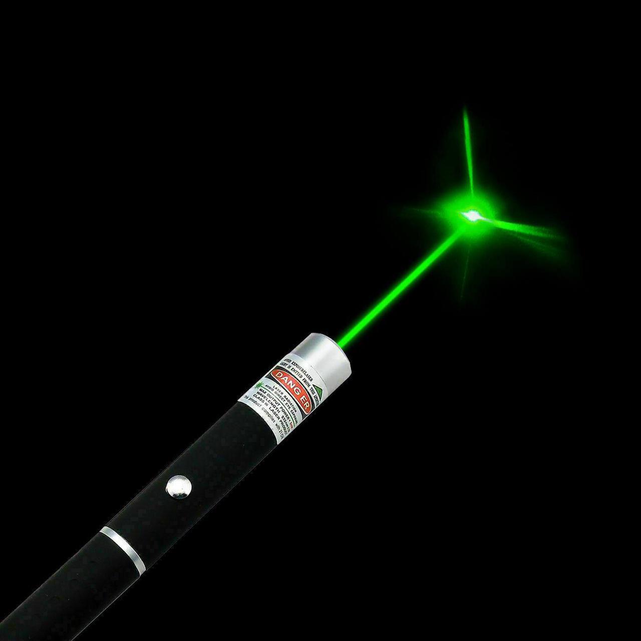 Alt view image 2 of 6 - New Strong 900 Mile 5 m W 532nm Green Laser Pointer Pen Visible Beam Light Lazer