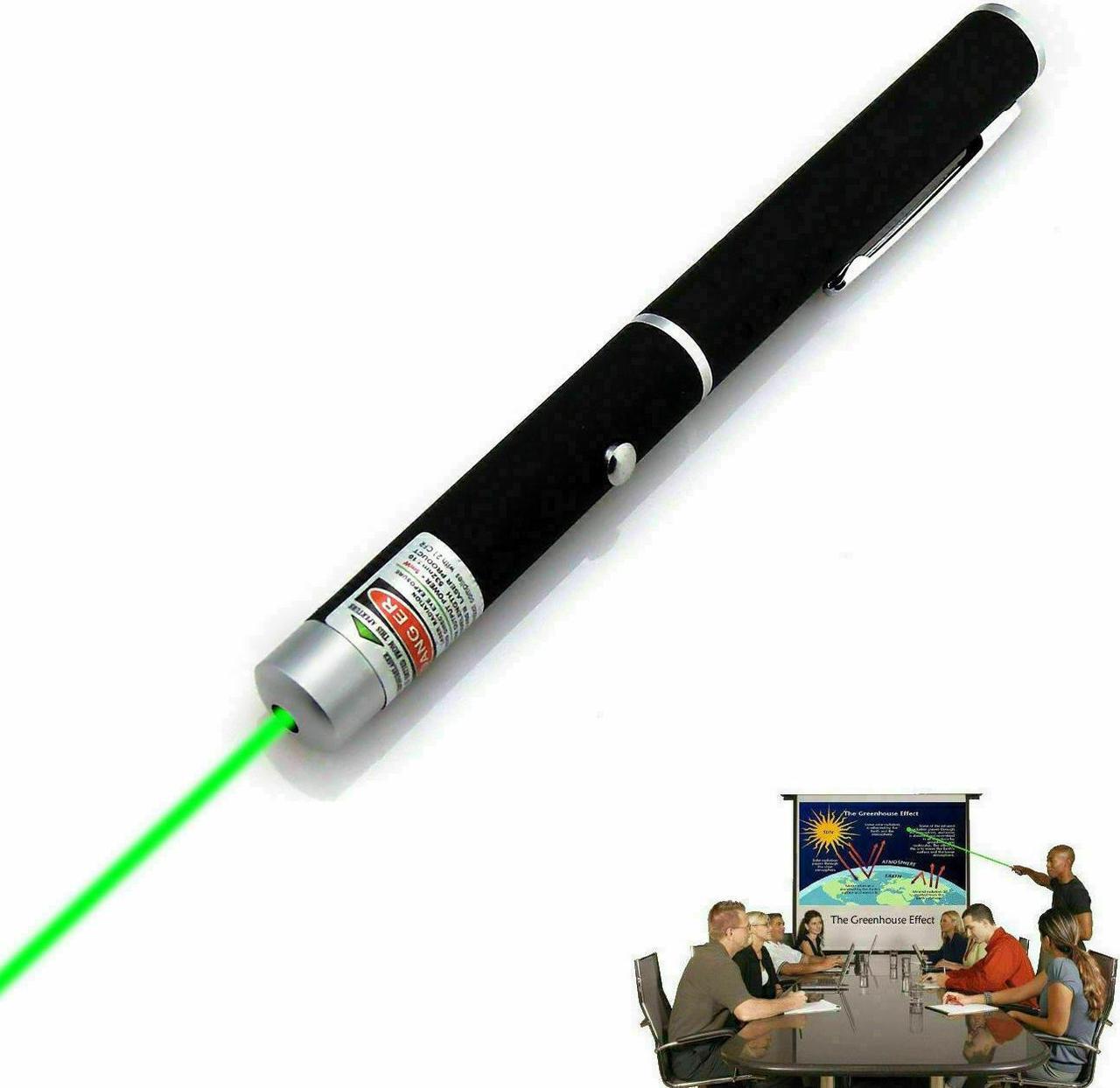 Alt view image 5 of 6 - New Strong 900 Mile 5 m W 532nm Green Laser Pointer Pen Visible Beam Light Lazer