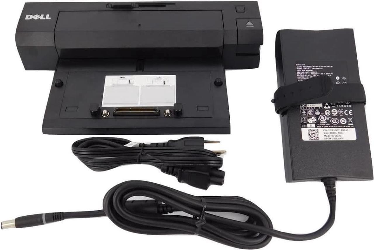 Dell E-Port Replicator PR02X Docking Station and Port Replicator with PA-4E 130W AC for Dell E Series Laptop / Notebooks