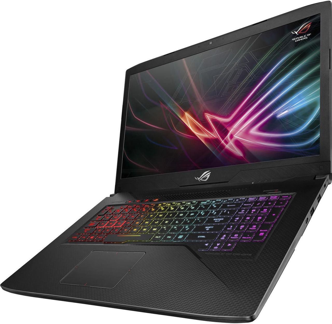 Alt view image 3 of 6 - ASUS ROG GL703GE-ES73 17.3" Gaming Laptop Intel i7-8750H 16GB DDR4 1TB SSHD + 128GB SSD GTX 1050Ti Win 10 Home