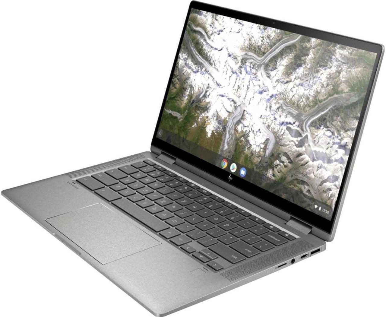Alt view image 2 of 3 - HP Chromebook x360 14c-ca0053dx 14" FHD (1920x1080) Touchscreen Laptop Intel Core i3-10110U 2.1 GHz up to 4.1 GHz  8GB DDR4-2666 SDRAM 64GB eMMC Intel UHD Graphics Chrome OS - 9UR36UA