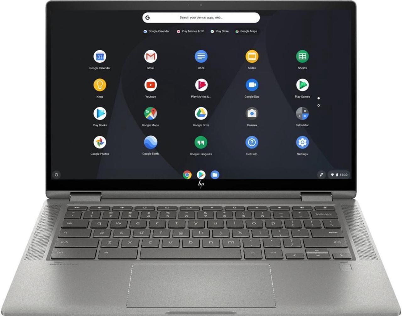 Alt view image 3 of 3 - HP Chromebook x360 14c-ca0053dx 14" FHD (1920x1080) Touchscreen Laptop Intel Core i3-10110U 2.1 GHz up to 4.1 GHz  8GB DDR4-2666 SDRAM 64GB eMMC Intel UHD Graphics Chrome OS - 9UR36UA