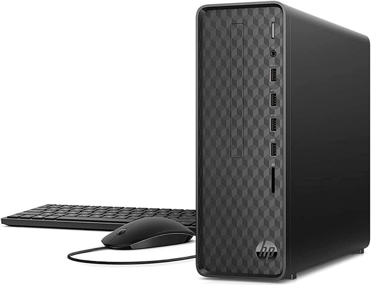 Alt view image 2 of 3 - HP Slim Desktop PC S01-AF0026 AMD Ryzen 3 3250U 2.6GHz 8GB DDR4 256GB SSD DVD Radeon Graphics Windows 10 1K0H6AA