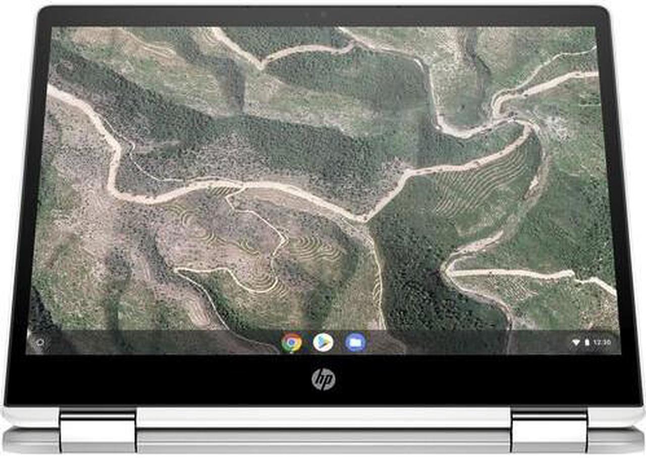Alt view image 16 of 16 - HP Chromebook x360 12b-ca0010nr 12" HD+ Touchscreen 2-In-1 Notebook Computer, Intel Celeron N4000 1.1GHz, 4GB RAM, 32GB eMMC, Chrome OS, Ceramic White
