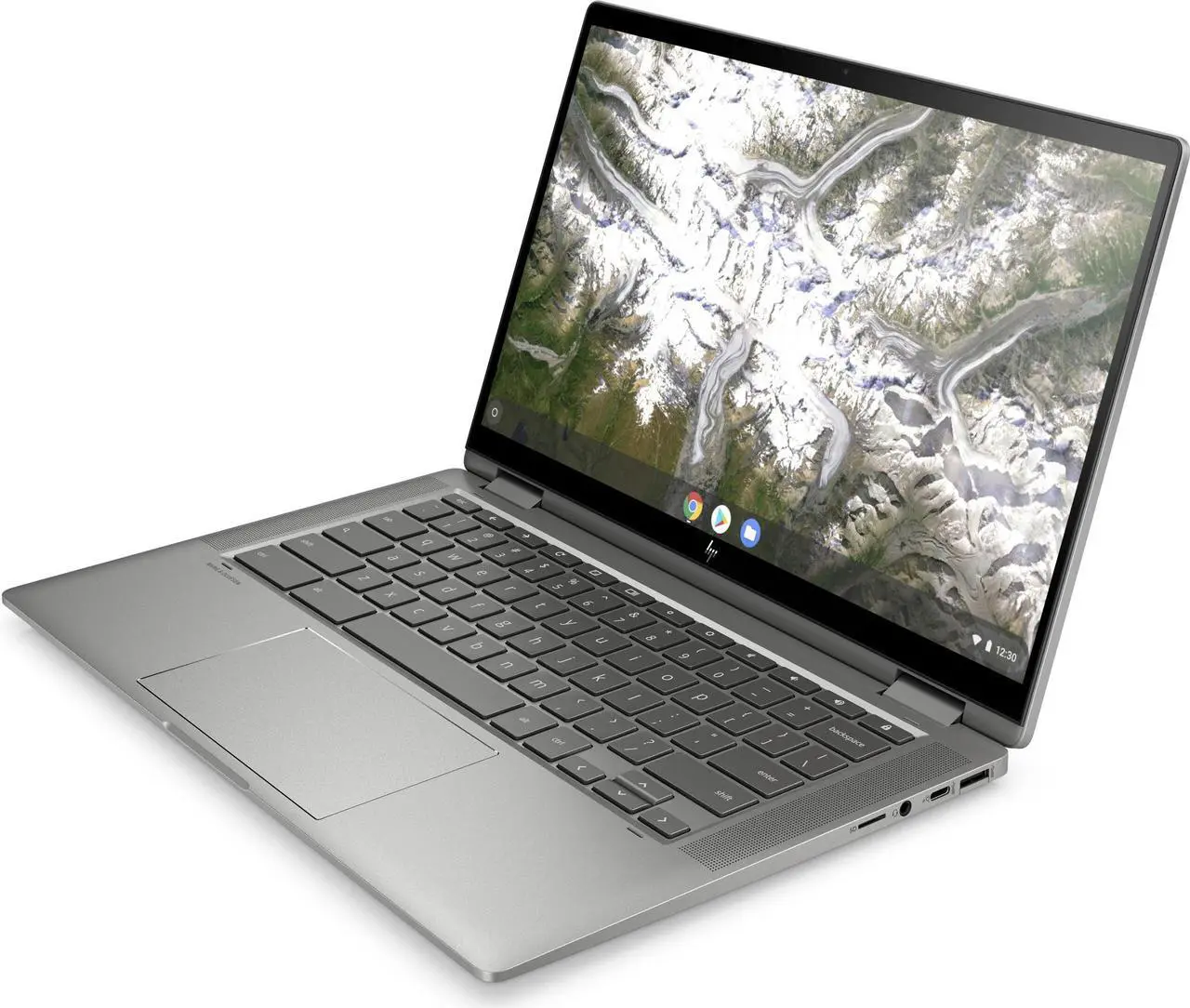 Alt view image 2 of 5 - HP Chromebook x360 14c-ca0053dx 14" FHD WLED Touchscreen Laptop Intel Core i3-10110U 2.1 GHz up to 4.1 GHz Intel UHD Graphics 8GB SDRAM 64GB eMMC Chrome OS, B Grade - 9UR36UA