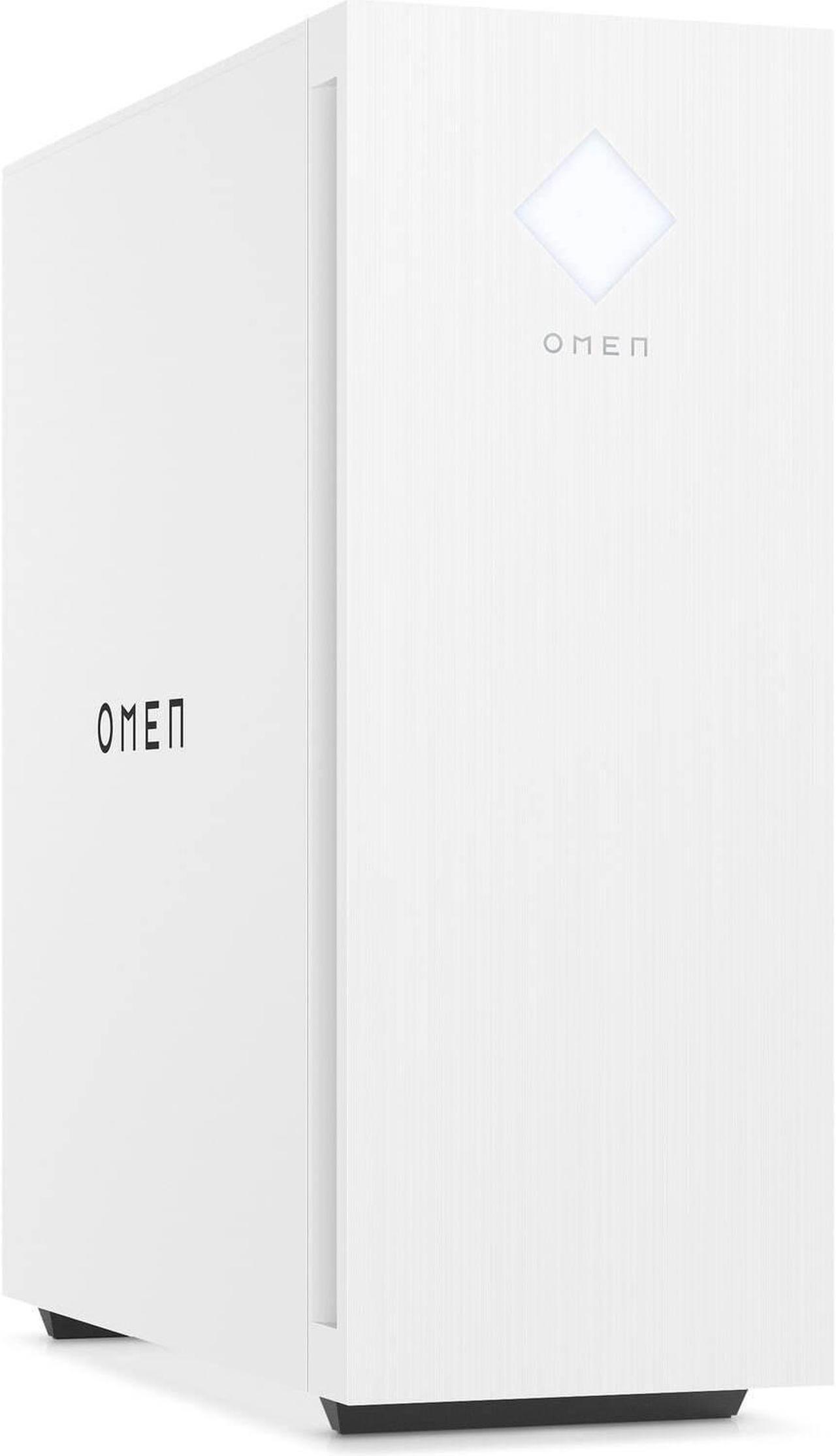 Main image of HP OMEN 25L 436G2AV Gaming Desktop Intel Core i5-12400 2.5 GHz up to 4.4 GHz NVIDIA GeForce RTX 3080 16GB DDR4 256GB SSD Windows 11 Home, White - 436G2AV-E203
