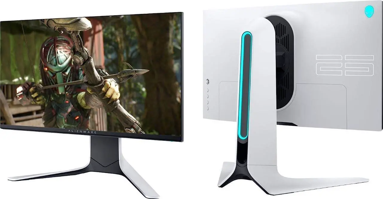 Alt view image 2 of 15 - New DELL ALIENWARE AW2521HFL 24.5" FHD 1920x1080 IPS LED Gaming Monitor 240Hz 1 ms AMD FreeSync DisplayPort, HDMI Height, Pivot, Swivel, Til