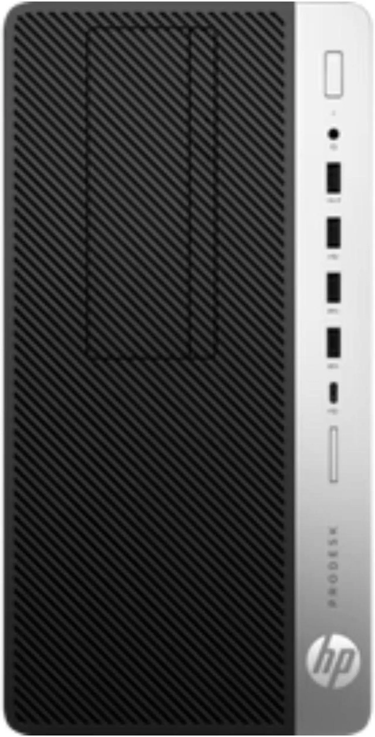 Main image of HP ProDesk 600 G4 MT Desktop Intel Core i5-8500 3.0 GHz up to 4.1 GHz Intel UHD Graphics 630 8GB DDR4-2666 RAM 512GB SSD Windows 11 Pro, Black - 2VE73AV-E003