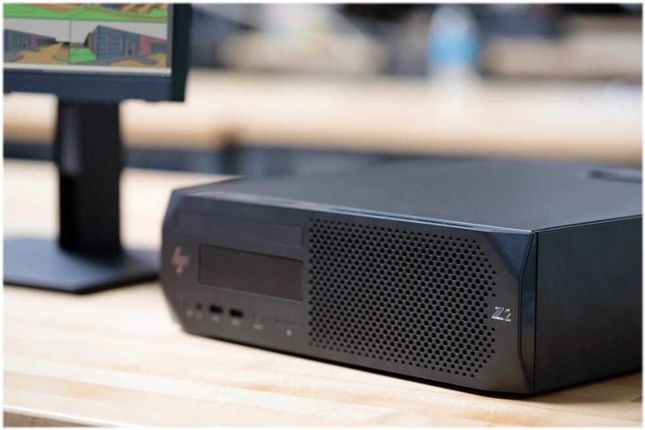 Alt view image 4 of 5 - HP Z2 SFF G4 Workstation Desktop Intel Core i5-8600 3.1 GHz up to 4.20GHz AMD RADEON PRO WX 3100 8GB DDR4-2666 RAM 512GB SSD Windows 11 Pro Black - 152Z7UR