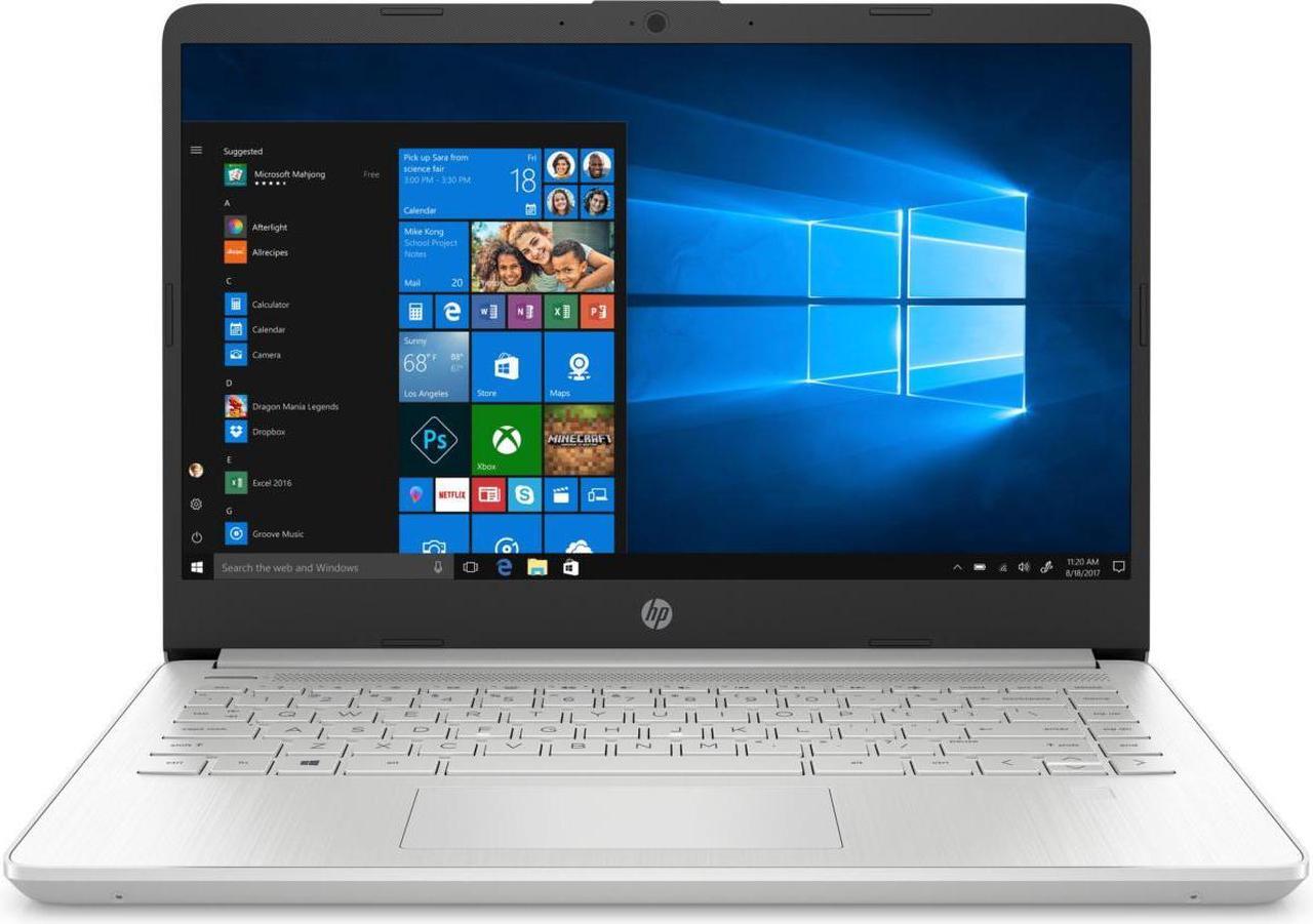 Main image of HP 14-dq2031tg Laptop Intel Core i3-1125G4 2.0GHz 4GB DDR4 RAM 128GB SATA SSD Intel UHD Graphics 14.0" FHD LED Anti-Glare Display (1920 x 1080) Windows 11 Home