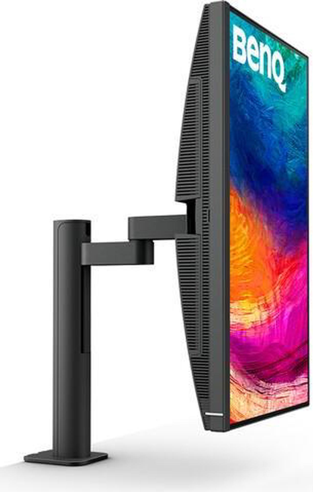 Alt view image 3 of 6 - BenQ PD2705UA 27" 16:9 IPS Panel 4K UHD Monitor 5 ms (GtG), 60Hz, 1200:1 Height, Swivel, Tilt HDMI DisplayPort USB-C