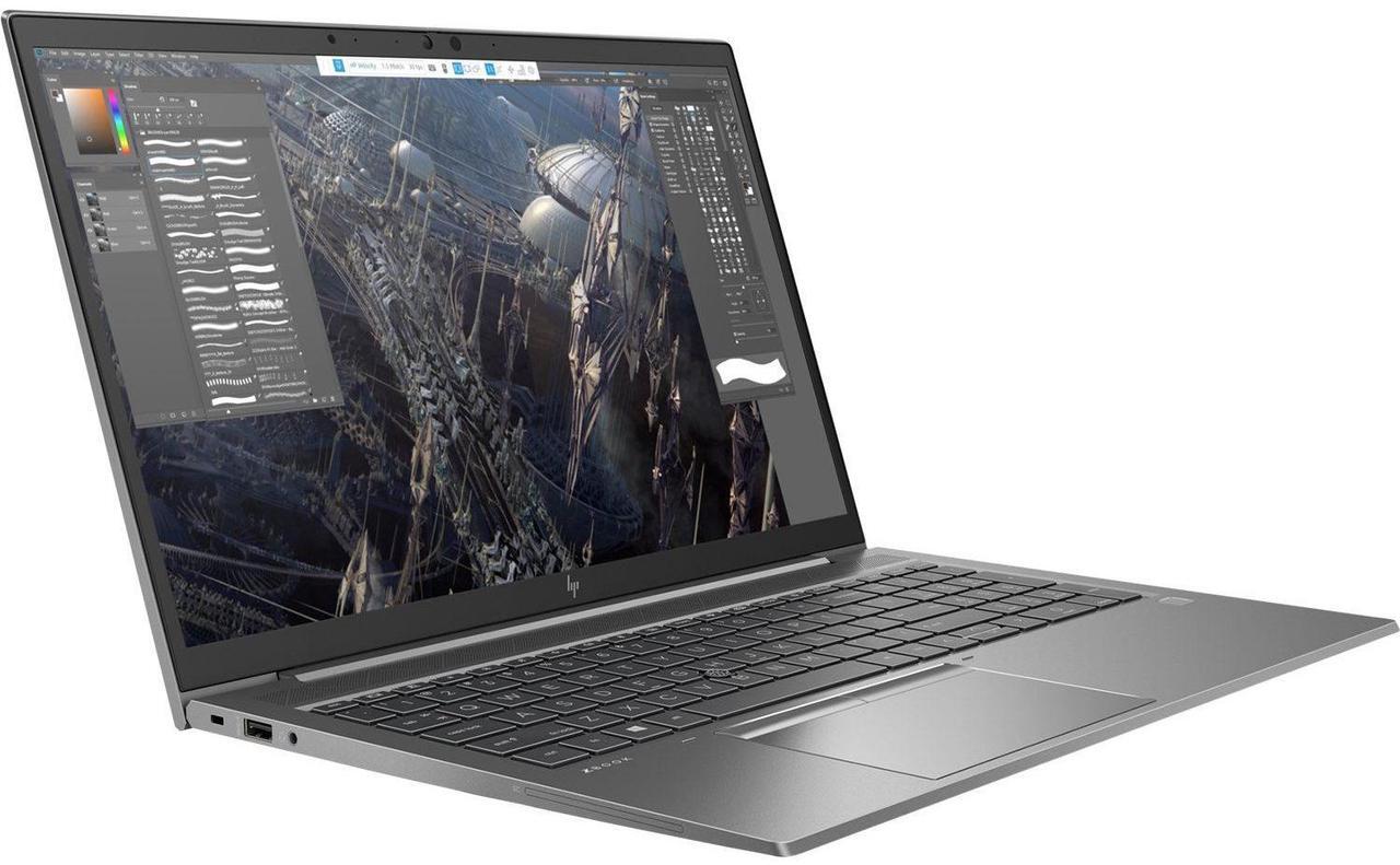 Alt view image 2 of 6 - HP ZBook Firefly 15 G7 15.6" FHD IPS Intel Core i7-10610U 1.8 GHz up to 4.9 GHz 32GB DDR4 512GB SSD Intel UHD Graphics Backlit KB Fingerprint Reader, Windows 11 Pro Laptop, Gray - 227D4UC-I425