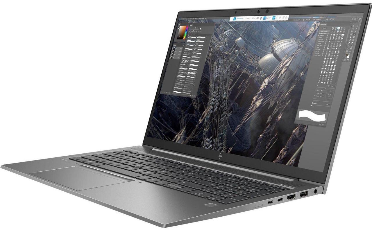 Alt view image 3 of 6 - HP ZBook Firefly 15 G7 15.6" FHD IPS Intel Core i7-10610U 1.8 GHz up to 4.9 GHz 32GB DDR4 512GB SSD Intel UHD Graphics Backlit KB Fingerprint Reader, Windows 11 Pro Laptop, Gray - 227D4UC-I425
