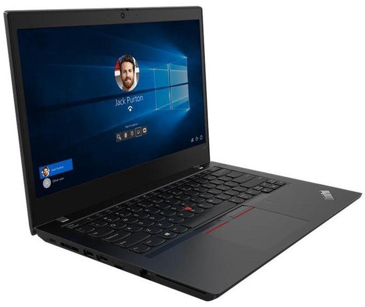 Alt view image 3 of 6 - Lenovo ThinkPad L14 Gen 1 14.0" FHD IPS AMD Core Ryzen 3 Pro 4450U 2.50 GHz up to 3.7 GHz 8GB DDR4 128GB PCIe NVMe M.2 SSD AMD Radeon Graphics Windows 11 Pro Laptop, Black - 20U6S1CW00-I001