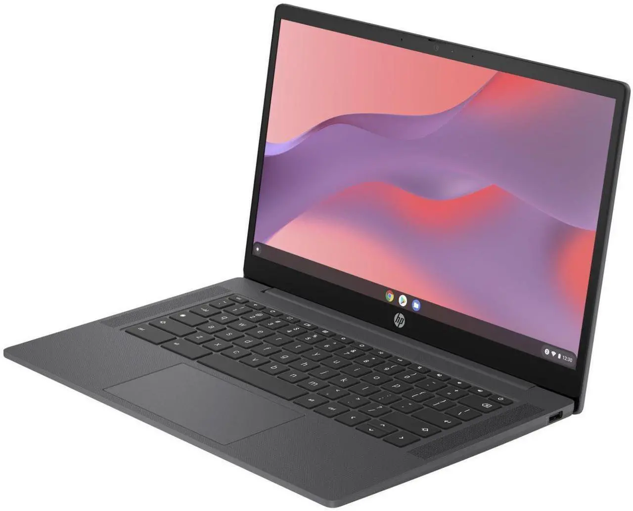 Alt view image 2 of 5 - HP Chromebook 14a-nf0000nr 14" Intel Processor N100 up to 3.4 GHz 4GB RAM 64GB eMMC Intel UHD Graphics ChromeOS Laptop, Black - 9P988UA
