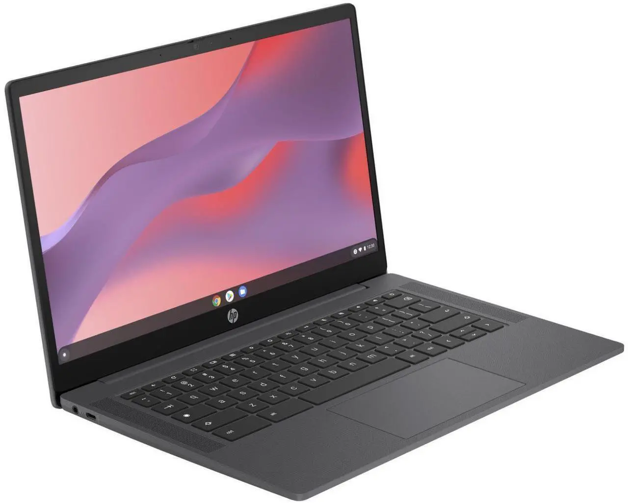 Alt view image 3 of 5 - HP Chromebook 14a-nf0000nr 14" Intel Processor N100 up to 3.4 GHz 4GB RAM 64GB eMMC Intel UHD Graphics ChromeOS Laptop, Black - 9P988UA