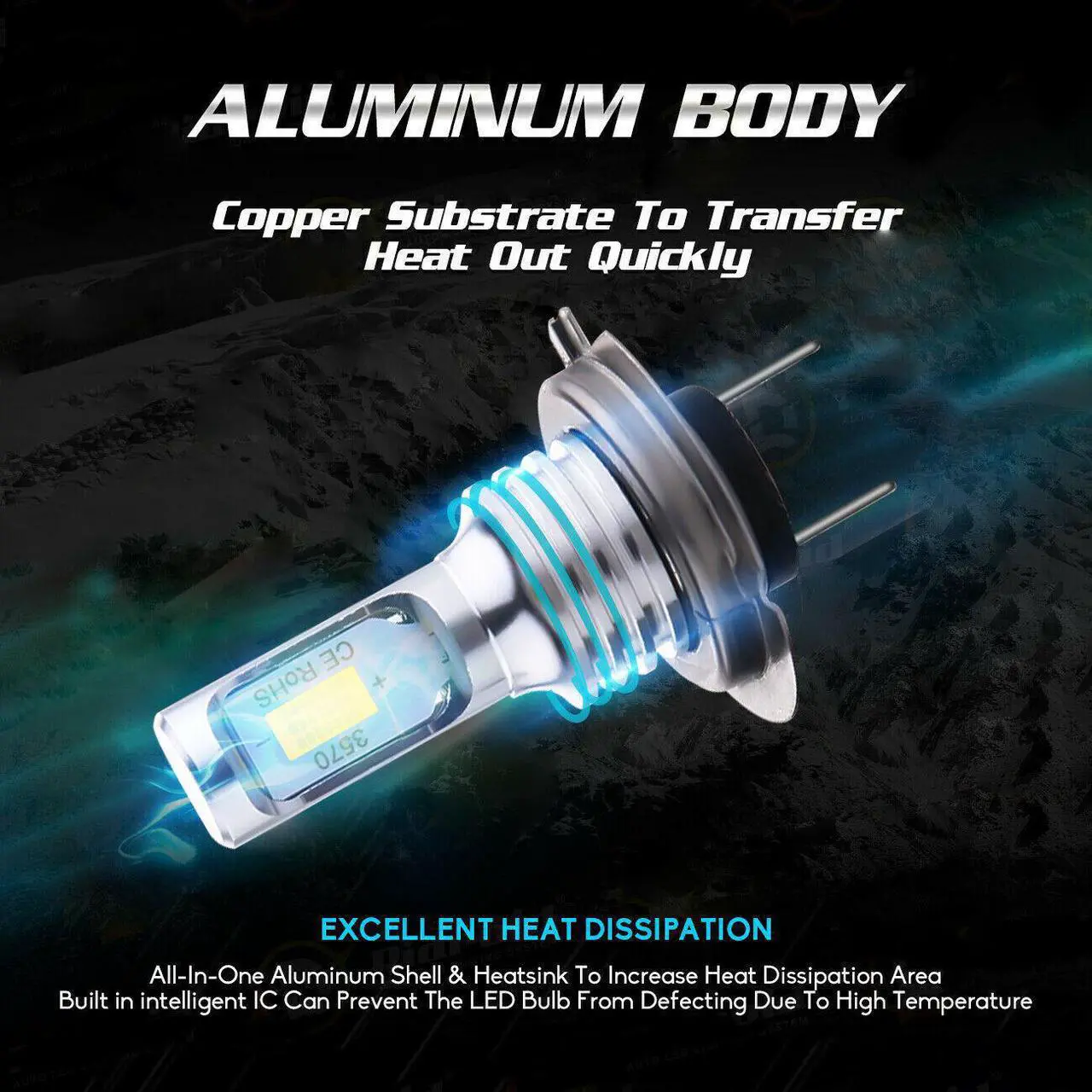 Alt view image 6 of 6 - For  328i 2007-2016 6PC Bulbs LED Headlights Hi/Low Beams + Fog Lights 6000K