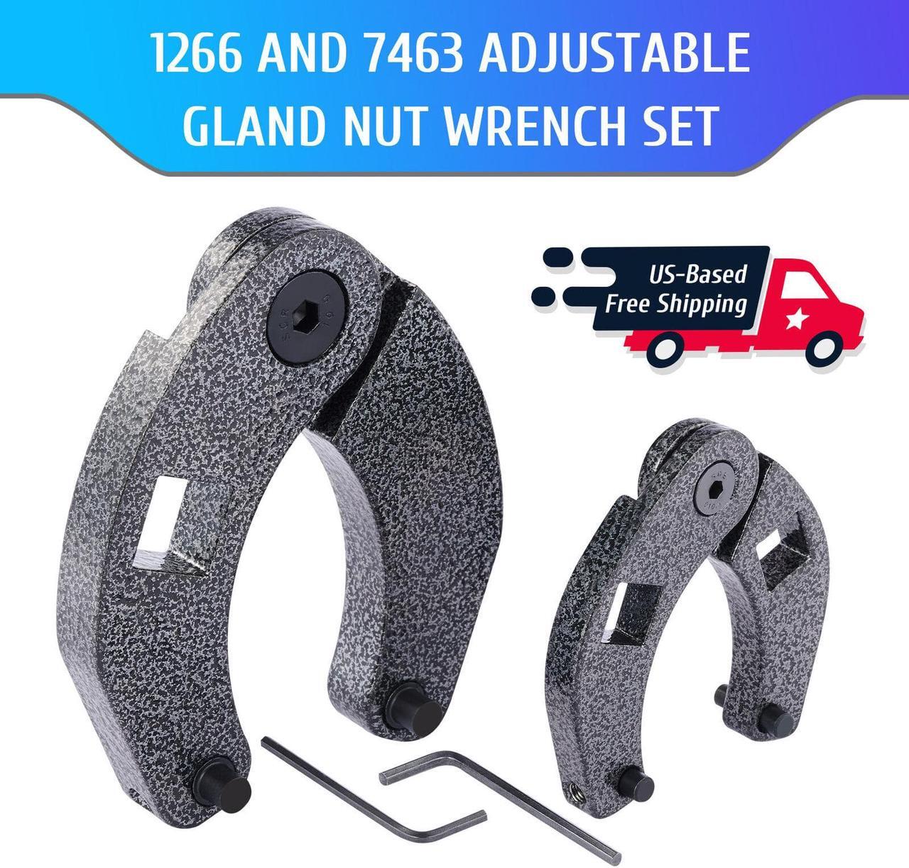 Main image of Hydraulic Cylinder Tool Kit w Adjustable + Hex Wrenches 4 Pack