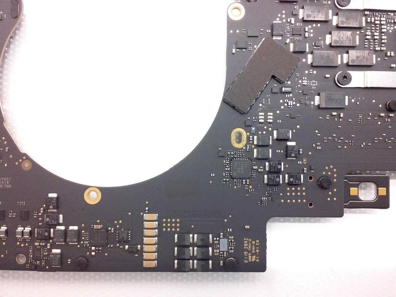 Alt view image 3 of 3 - A1989 MacBook 13" 2018 2019 TouchBar Logic Board i7 @2.7Ghz 16G 512G 820-00850-A