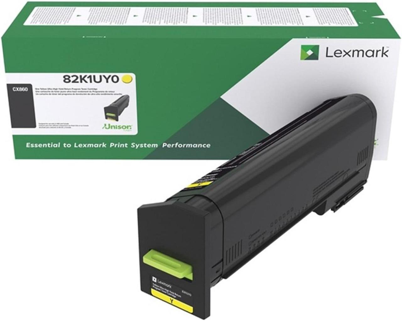 Lexmark 82K1UY0 Toner Cartridge, Yellow