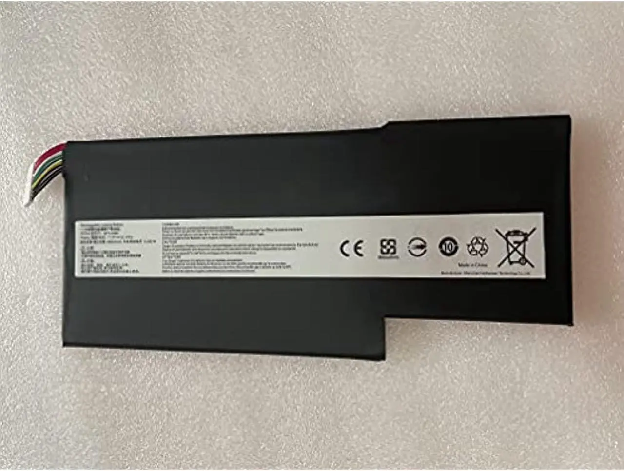 Alt view image 3 of 5 - Replacement Bty-M6k Battery Compatible With Msi Stealth Pro Gs63vr 7Rg 7Rg-005 Gf63 Thin 8Rc 8Rd 9Sc 9Scxr 8Rd-050Nl 010Es Gf75 Thin 3Rd 8Sc 8Rd 8Rc 8Rx 9Sc 9Sc-088Cn Ms-17B4 Ms-16K3