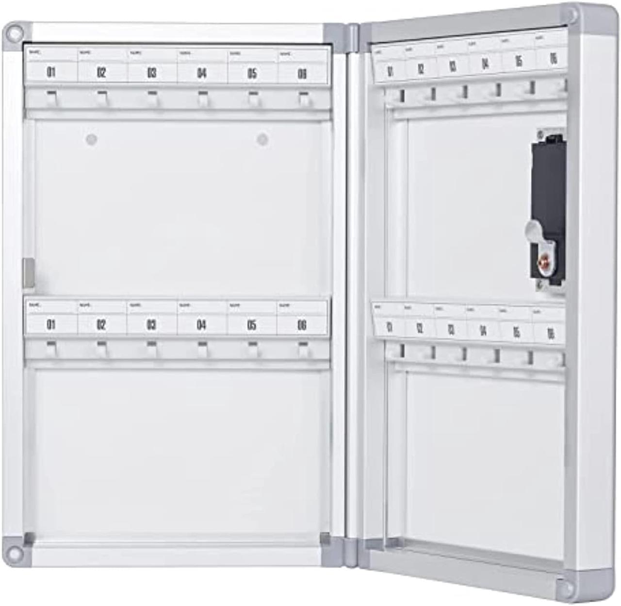 Alt view image 2 of 6 - Key Organizer Lock Box, Key Box Wall Mount With Code Lock And Key Tag For House Keys Outdoor Key Cabinet