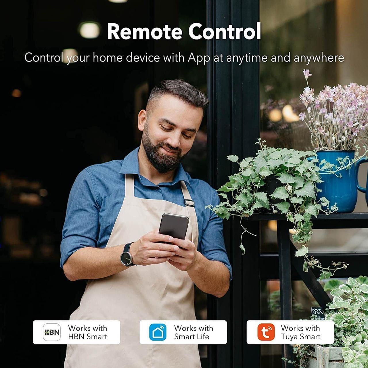 Alt view image 3 of 6 - 2Pcs Smart WiFi Outdoor Plug Heavy Duty Timer Work with Alexa  Google Home