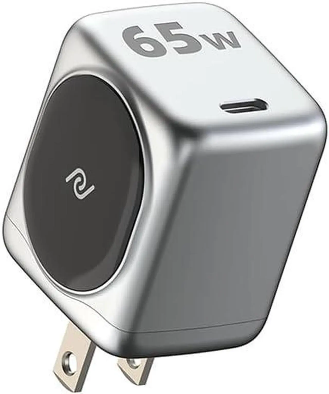 Main image of USB C Charger 65W, (GaN Charger 65W),Fast Compact Charger for MacBook Pro/Air, iPad Pro, Google Pixelbook, ThinkPad E490, iPhone 15/14/13 Microsoft Surface Book 2 and More Silver