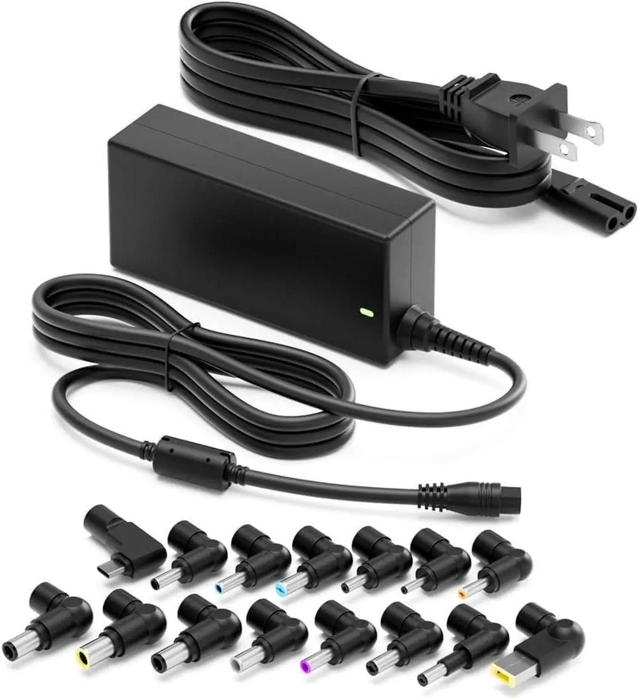 Main image of Universal Laptop Charger 90W AC Adapter Replacement for HP      Google MacBook Pro Air Charger 90w 65w 45w USB Type C Chromebook Charger Power Adapter
