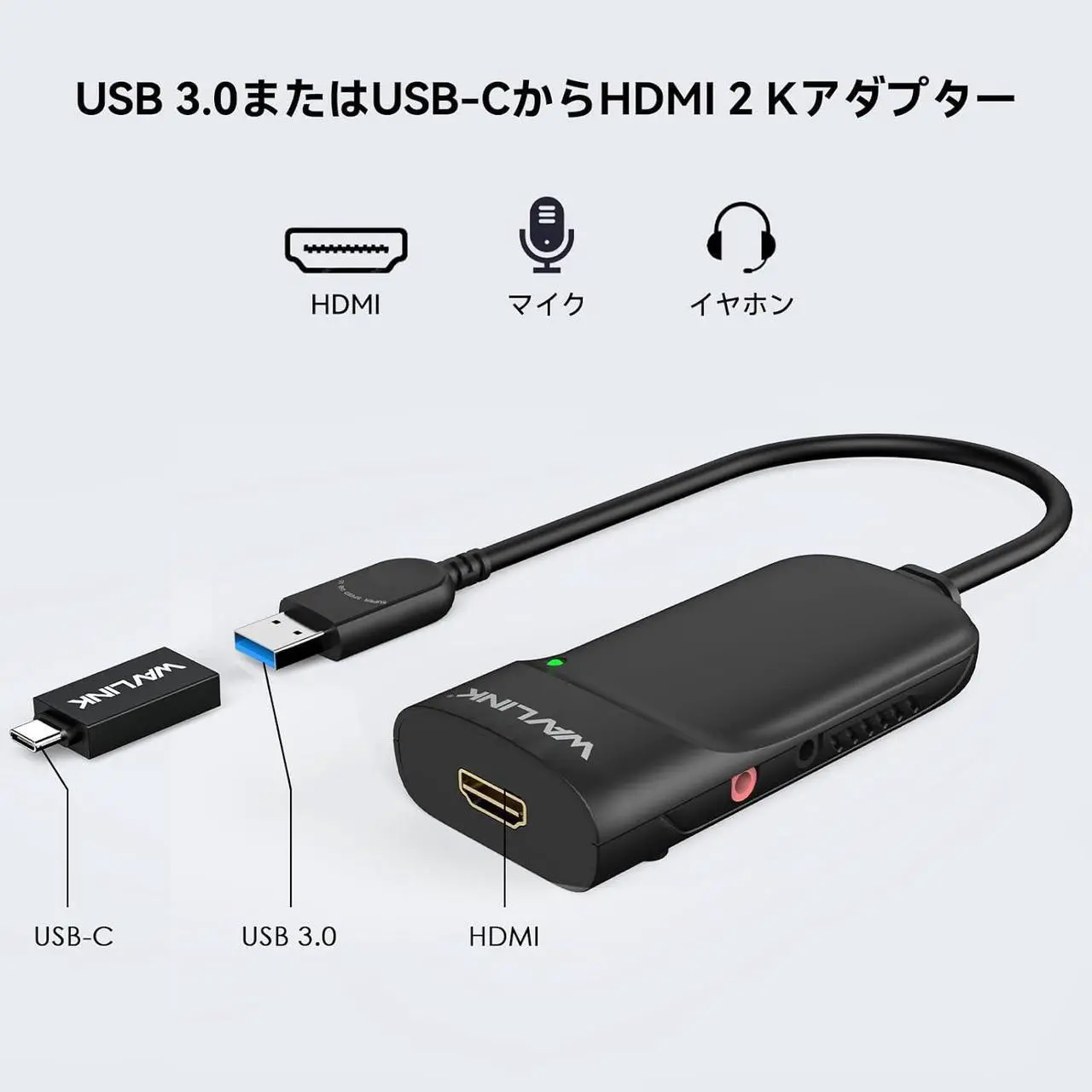 Alt view image 2 of 7 - USB 3.0 to HDMI Universal Video Adapter Displaylink Chips Supports up to 6 Monitor displays Compatible with Windows MacOS Ubuntu 20.04 22.04 LTS ChromeOS-Upgrade Version