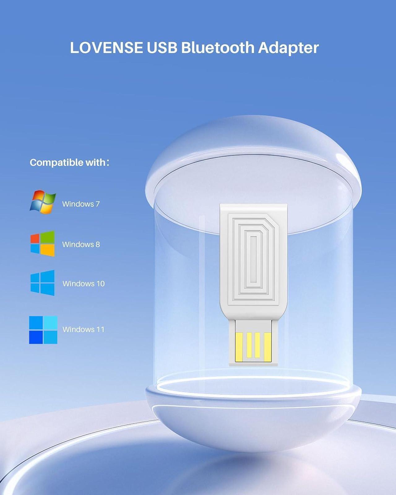 Alt view image 2 of 7 - LOVENSE Dongle USB Bluetooth Adapter for PC Laptop Desktop Computer, Remote Connect, Plug and Play for Windows 7/8/10/11