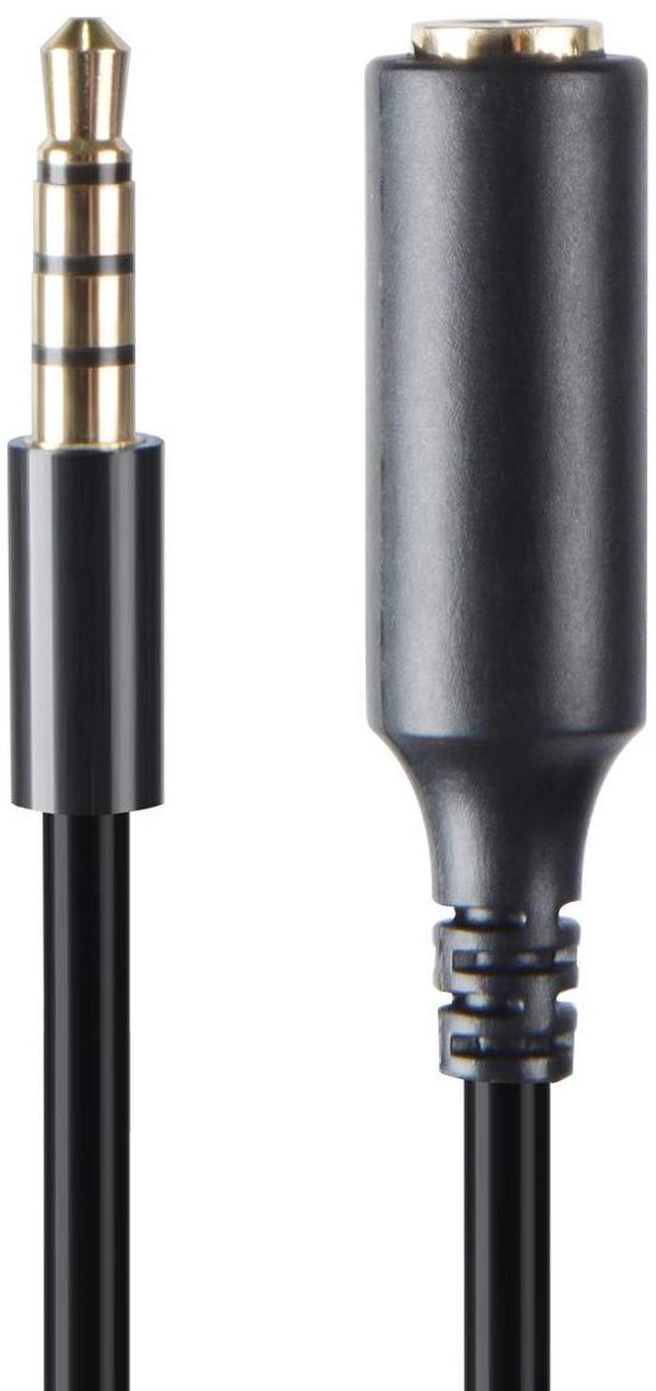 Alt view image 3 of 7 - 3-Pack AUX Headphone 3.5mm Extension Cable - Male to Female Extender Audio Auxiliary Jack Adapter Wire Cord Plug Connector for iPhone iPod iPad Smartphone Tablet Home Car Speaker System (3 INCH)