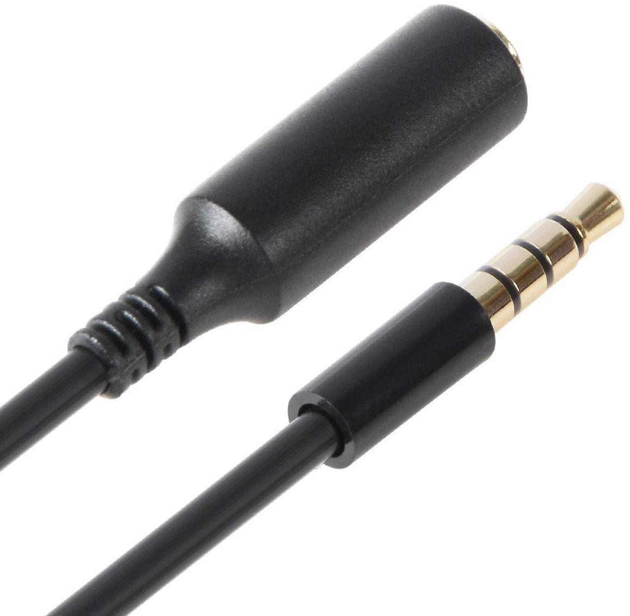 Alt view image 4 of 7 - 3-Pack AUX Headphone 3.5mm Extension Cable - Male to Female Extender Audio Auxiliary Jack Adapter Wire Cord Plug Connector for iPhone iPod iPad Smartphone Tablet Home Car Speaker System (3 INCH)