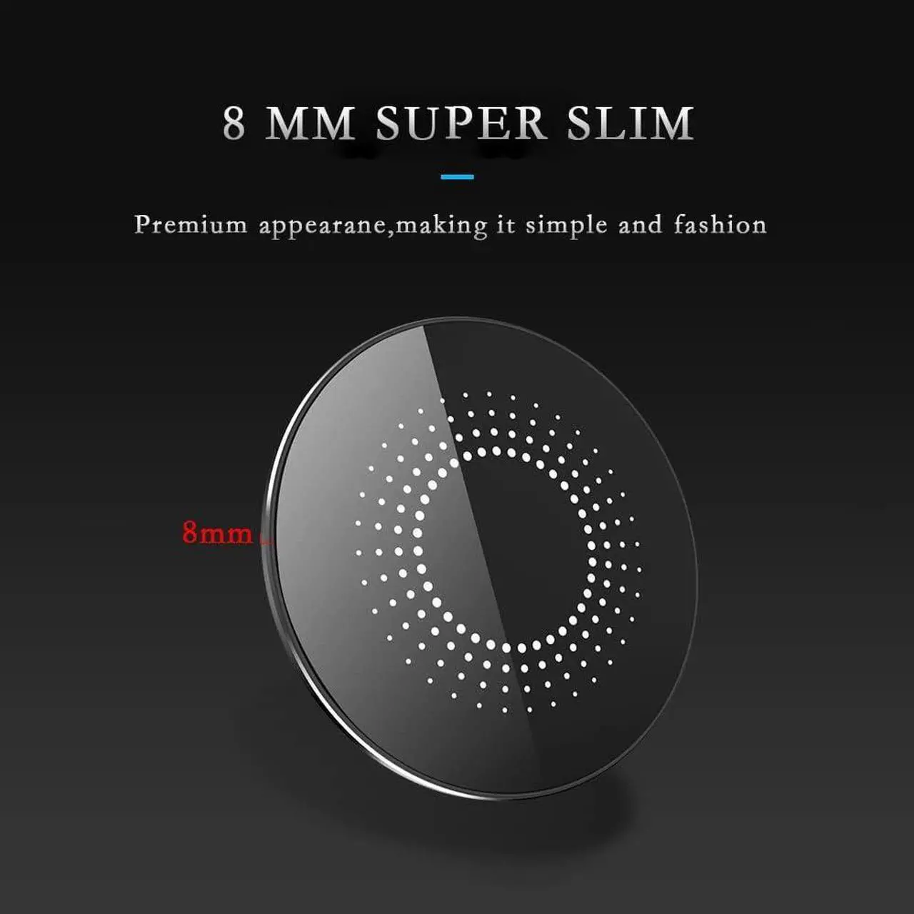 Alt view image 3 of 7 - 30W Fast Wireless Charger Pad Wireless Charging Compatible with  Galaxy S22/S22+/S21/S20/S10 Fast Charger Compatible with iPhone 13/14/12/11 Series