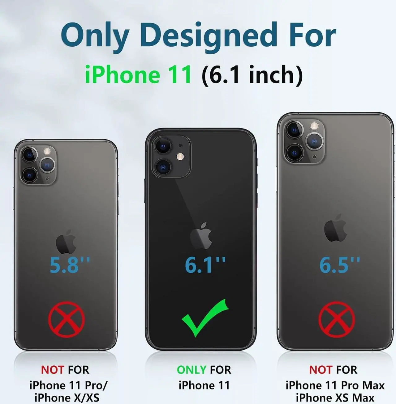 Alt view image 2 of 7 - FNTCASE for iPhone 11 Phone Case: Rugged Shockproof Protective Cases for Apple iPhone 11 6.1 inch | Military Grade Drop Proof Protection Cell Phone Mobile Cover with Kickstand & Slide, Blue