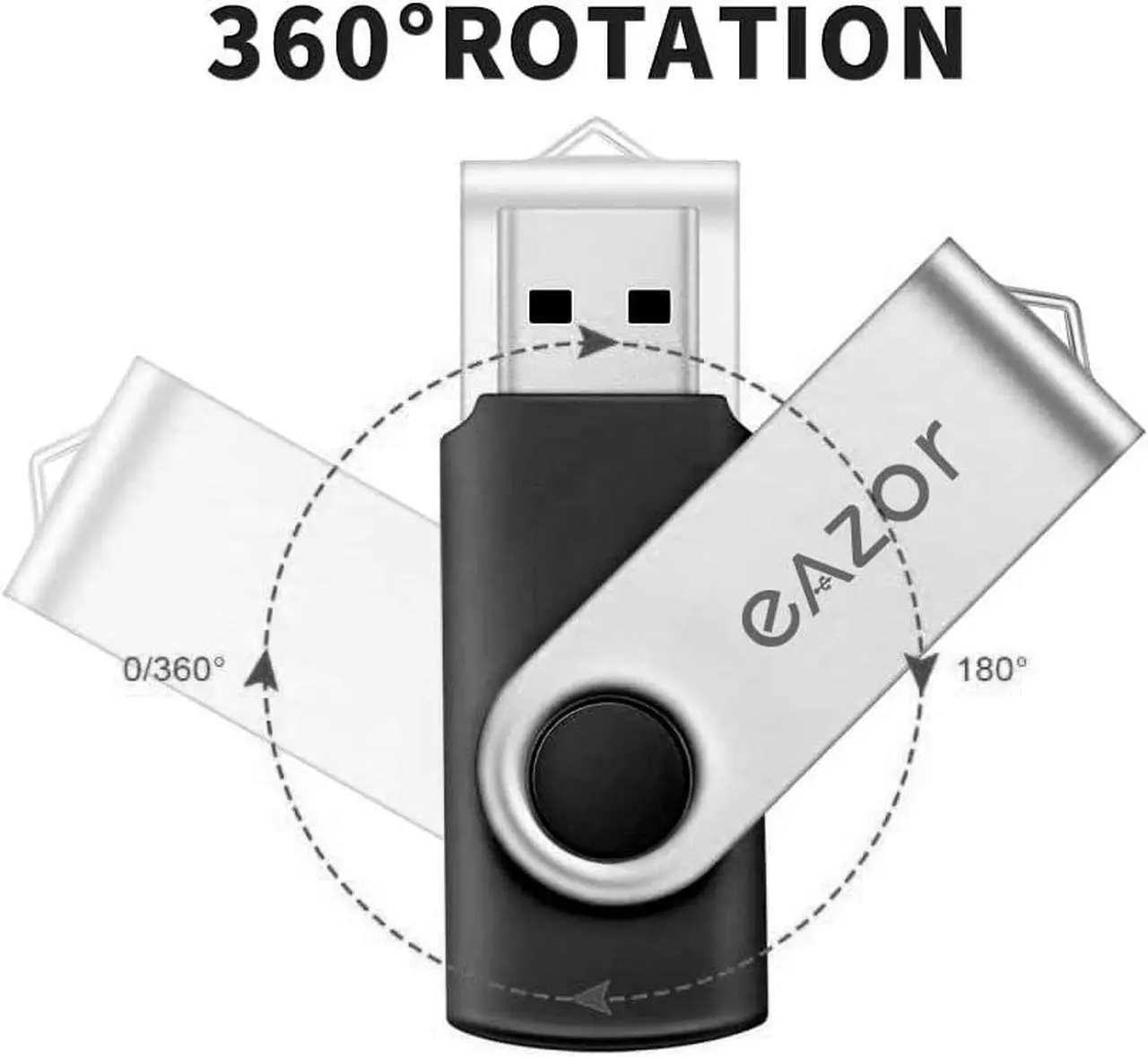 Alt view image 4 of 7 - 64 GB Flash Drive USB Flash Drive Thumb Drive 5 Pack 64GB USB Memory Stick USB Drives for Data Storage - (5 Mixed Colors)