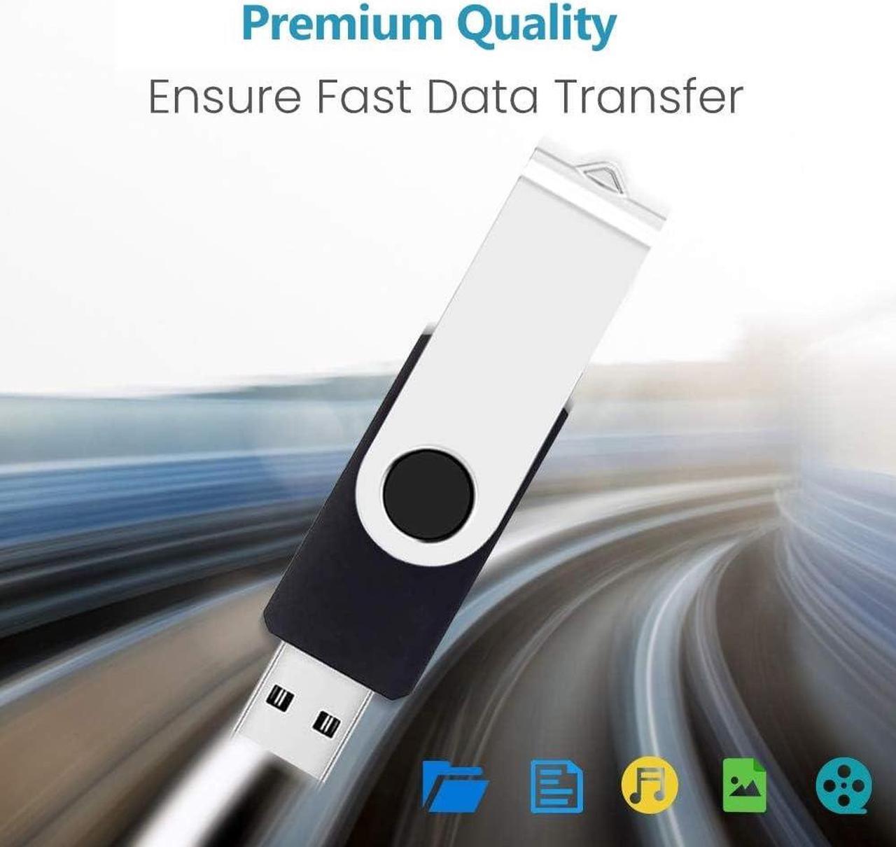 Alt view image 3 of 7 - 50 Pack Flash Drives 2GB with Lanyards Premium USB 2.0 Thumb Drives Bulk USB Memory Stick 2GB Pendrive Jump Drive (2GB 50 Pack Black)