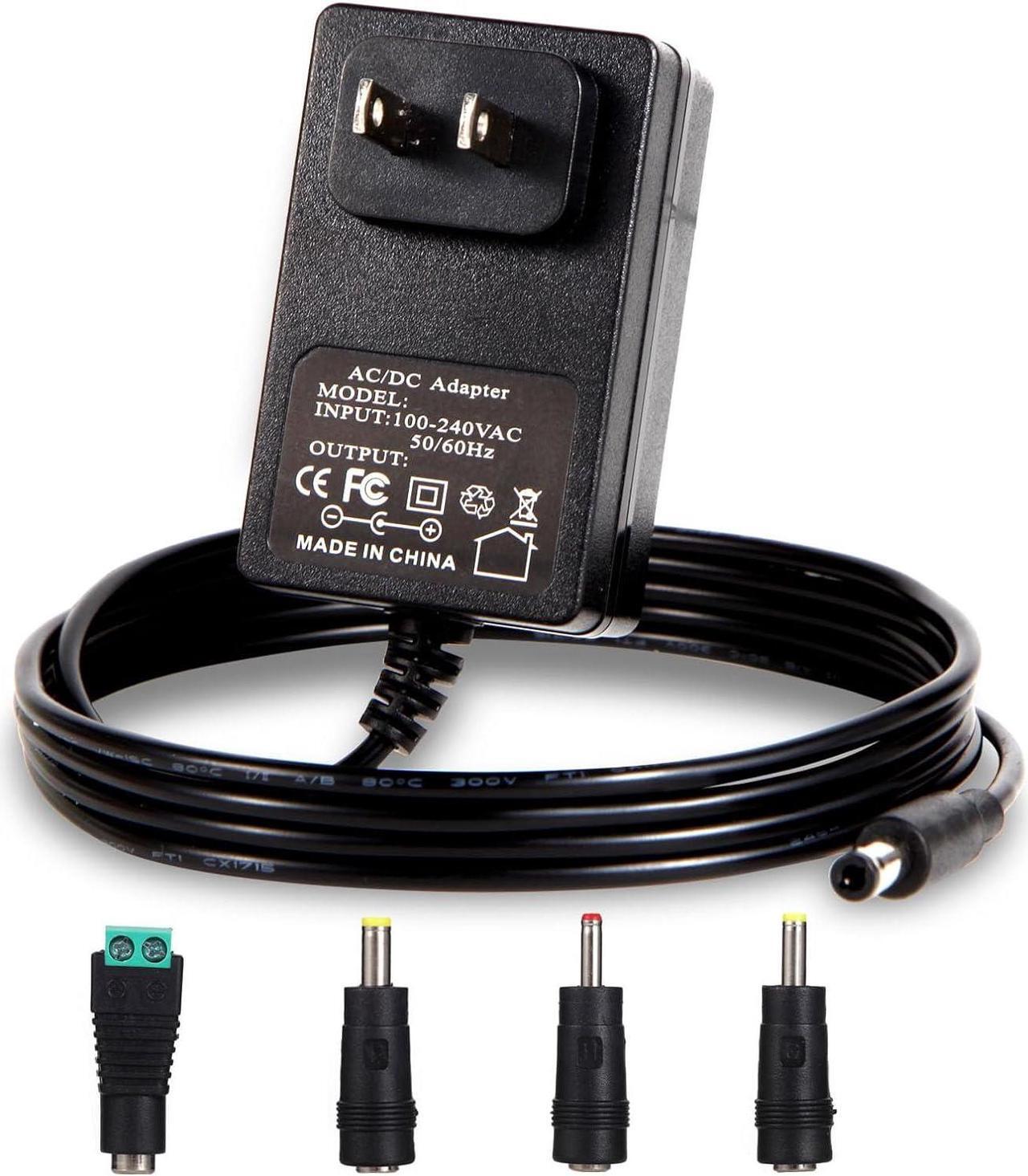 Main image of 5V 1A Power Supply Charger AC Adapter DC 5 Volt 1 Amps Power Adapter 5V Regulated Switching Power Cord for 100mA 200mA 300mA 350mA 400mA 500mA 600mA 700mA 800mA 850mA 900mA 1000mA Electronics