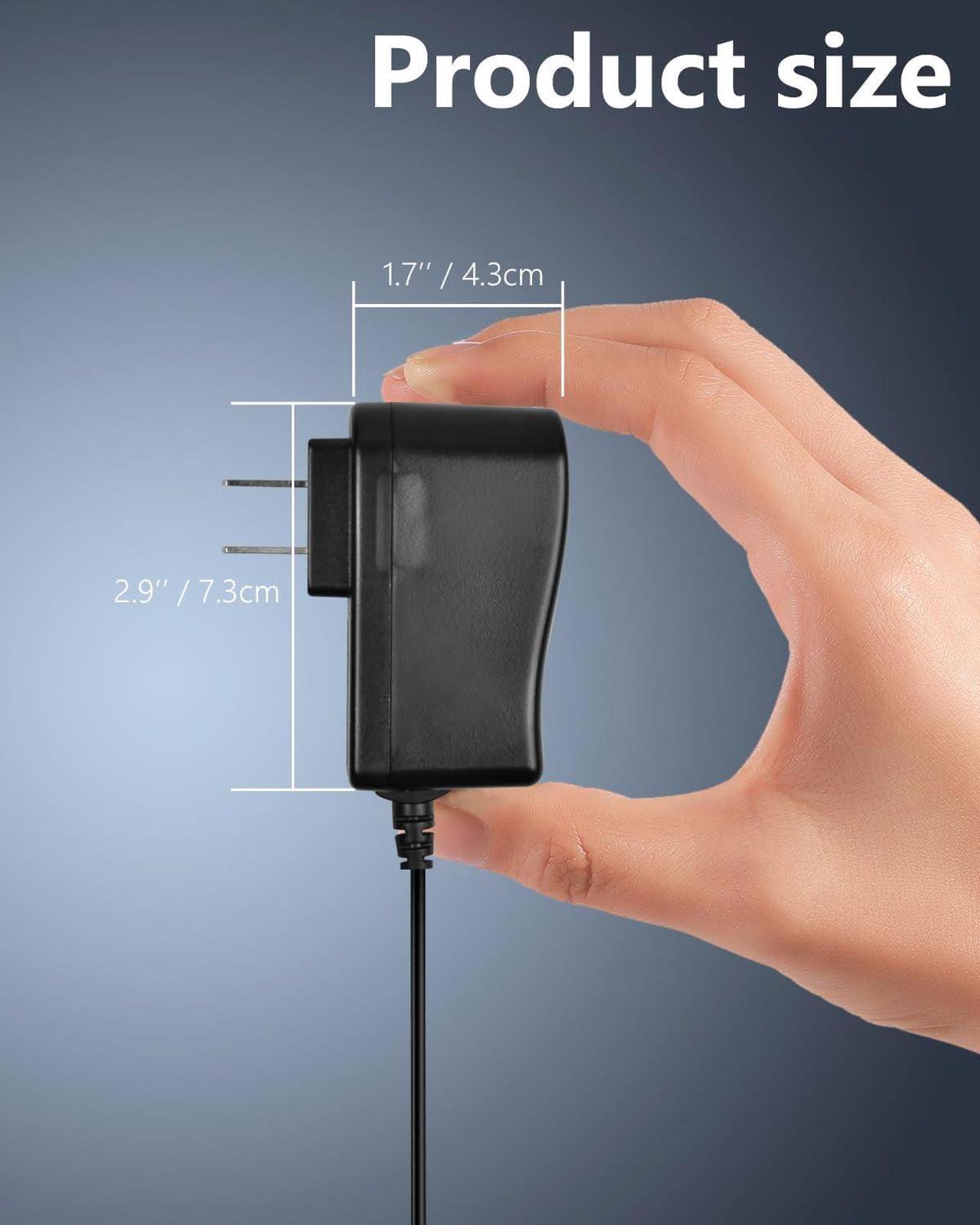 Alt view image 5 of 6 - Portable DVD Player Charger Replacement Wall Charger AC-DC Adapter Power Supply Cord for Sylvania/DBPOWER/UEME/HDJUNTUNKOR/WONNIE Portable DVD