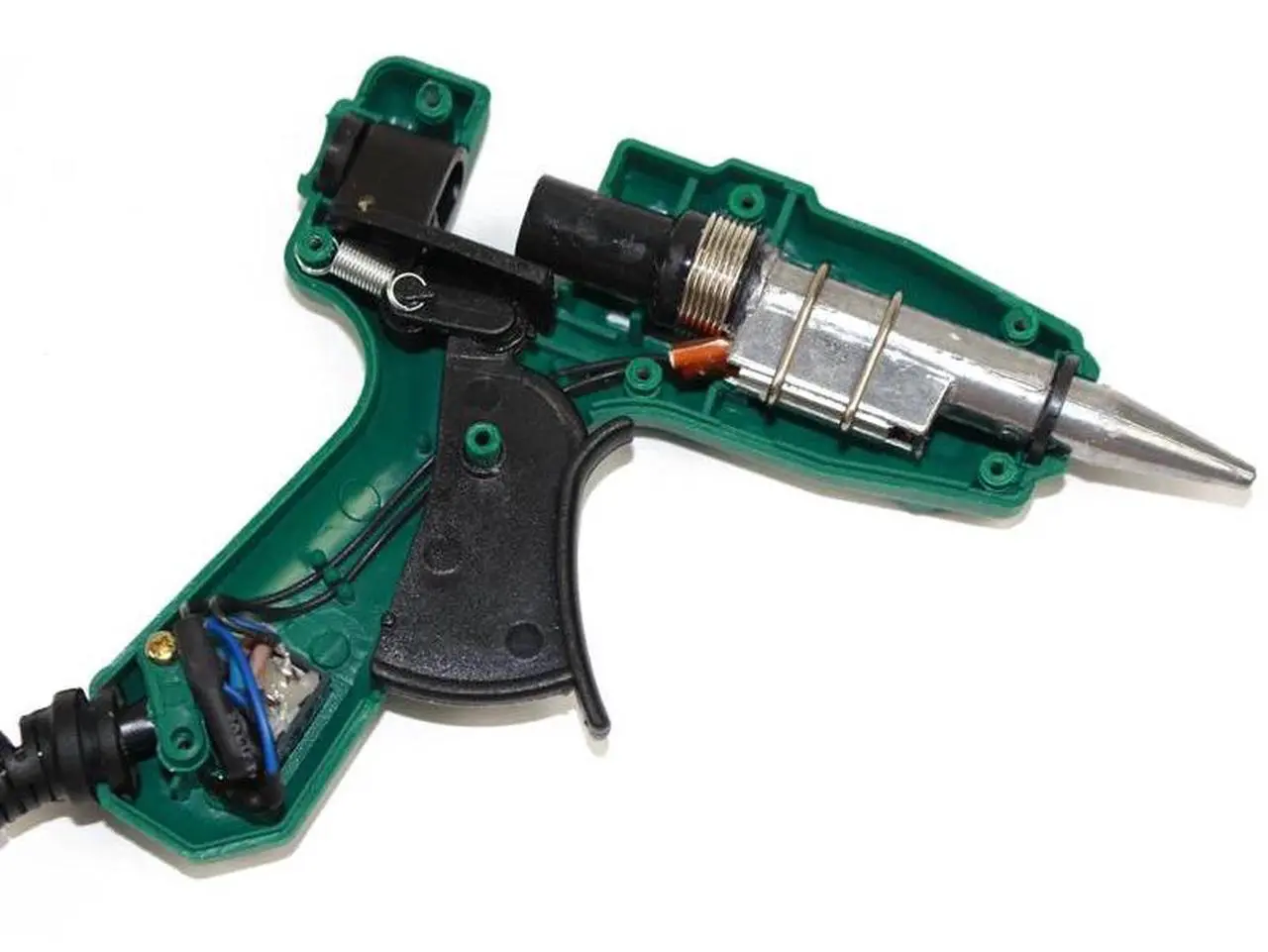Alt view image 5 of 7 - First picture~ 25W/40W/8W/100W Hot Melt Glue Gun With Bag 7mm Thermal Glue Hot Melt Guns pistolet a Colle Soldering Gun(EU
Black 100W
)