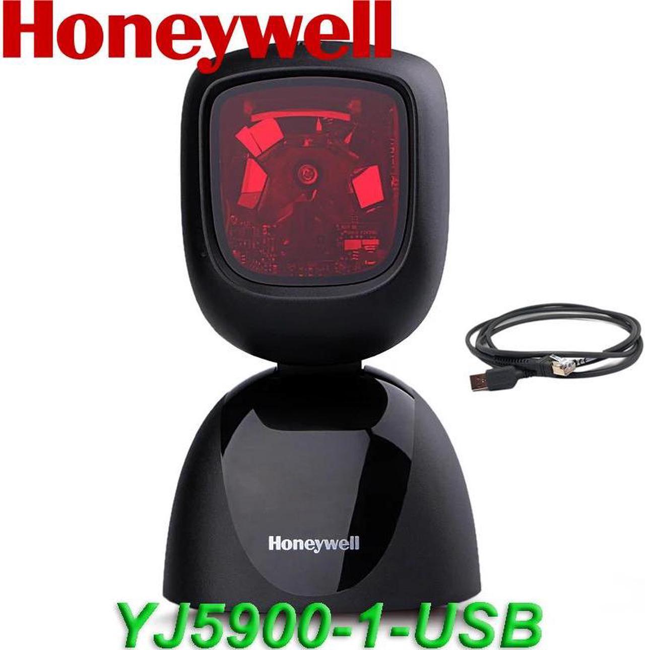 Honeywell YJ5900-1-USB Bar Code Scanner Omni-directional 1D Desktop Code Reader with USB Cable Kit