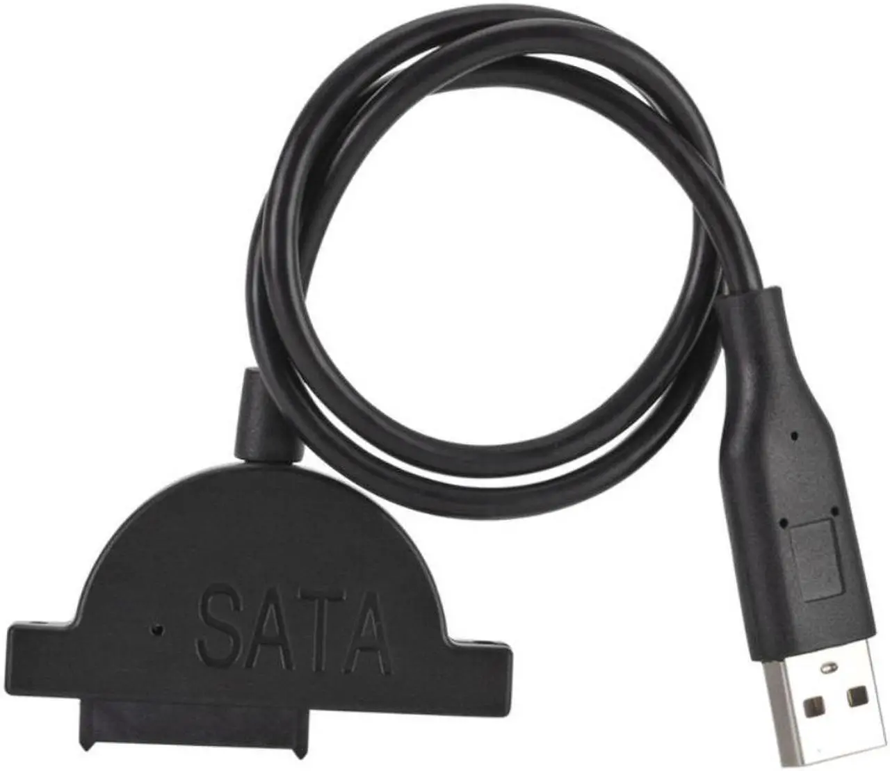 Alt view image 3 of 3 - USB 2.0 To Mini Sata II 7+6 13Pin Adapter for Laptop CD/DVD ROM Slimline Drive Converter Cable Screws Steady Style 1PCS
