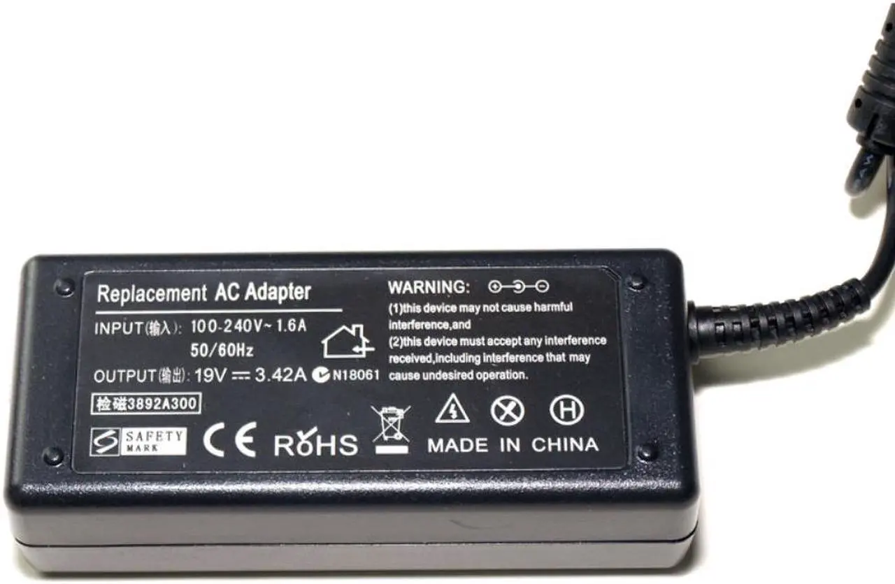 Alt view image 4 of 4 - 19V 3.42A AC Power Adapter Charger For Lenovo/Toshiba/Asus/Dell/Acer Laptop Adapter Notebook Power Supply Portable Charger
