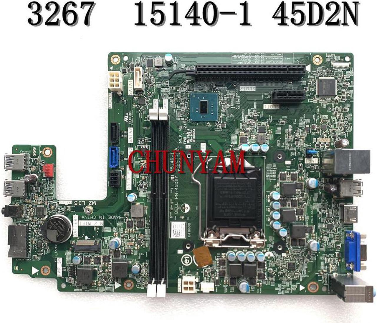 Main image of 15140-1 45D2Y  For VOSTRO Series 3267 Desktop PC Computer Motherboard CN-01HYR7 1HYR7 Mainboard 100%tested