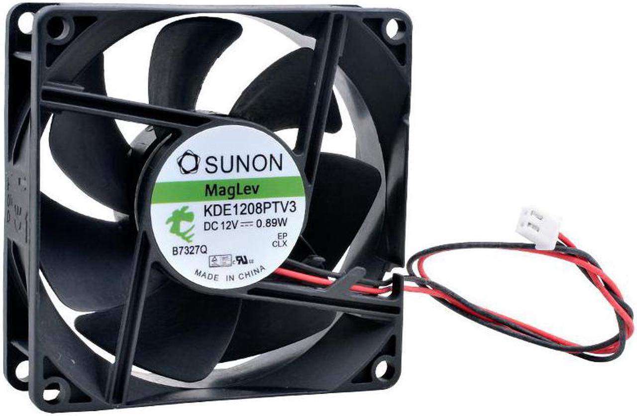 KDE1208PTV3 8cm 80mm fan 80x80x25mm 8025 DC12V 0.89W Magnetic suspension bearing Silent cooling fan for power supply