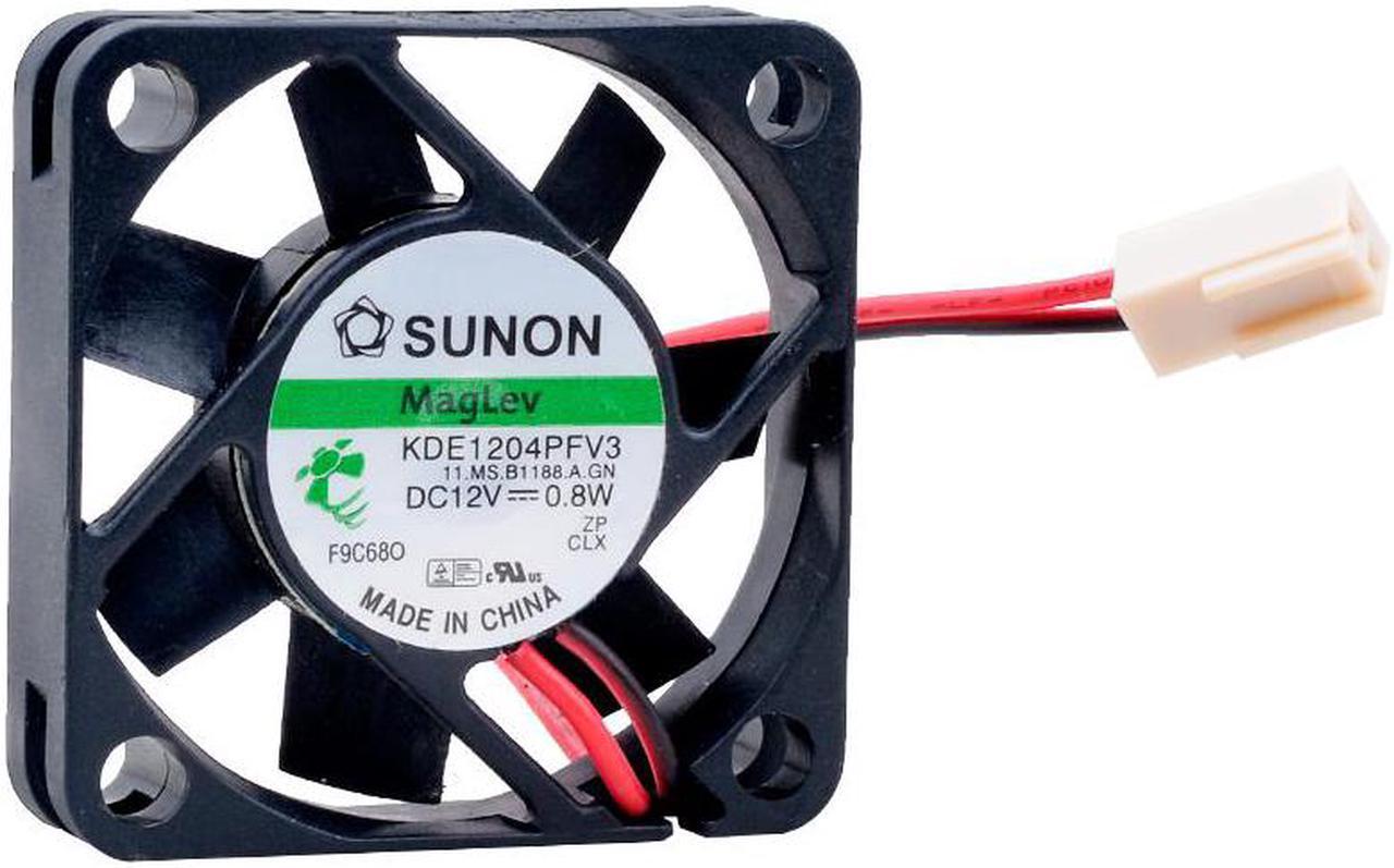 KDE1204PFV3 4cm 4010 40mm fan 40x40x10mm DC12V 0.8W Magnetic bearing 2pin Cooling fan for power monitoring host